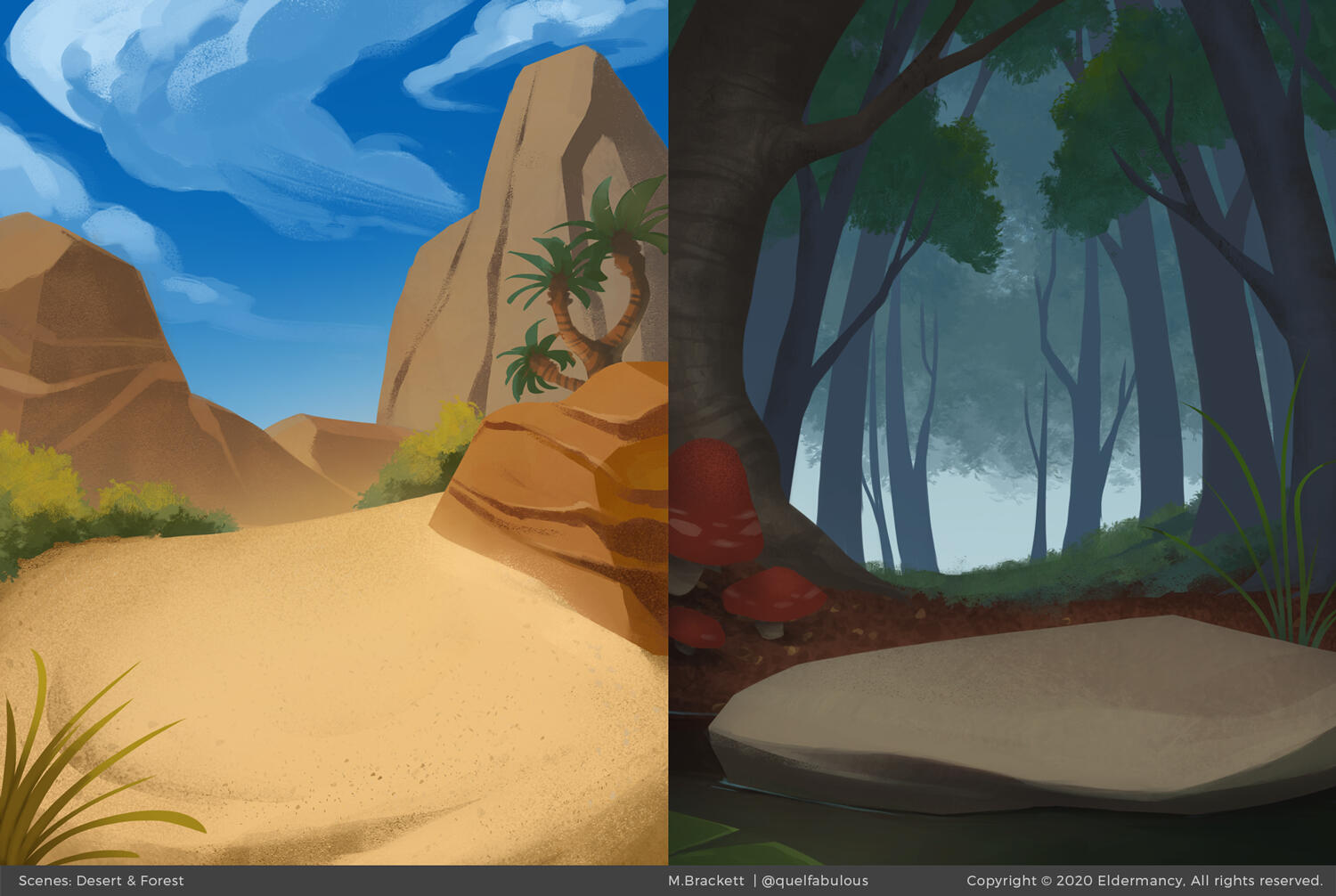 Stibbles Codex Environments: Desert &amp; Forest