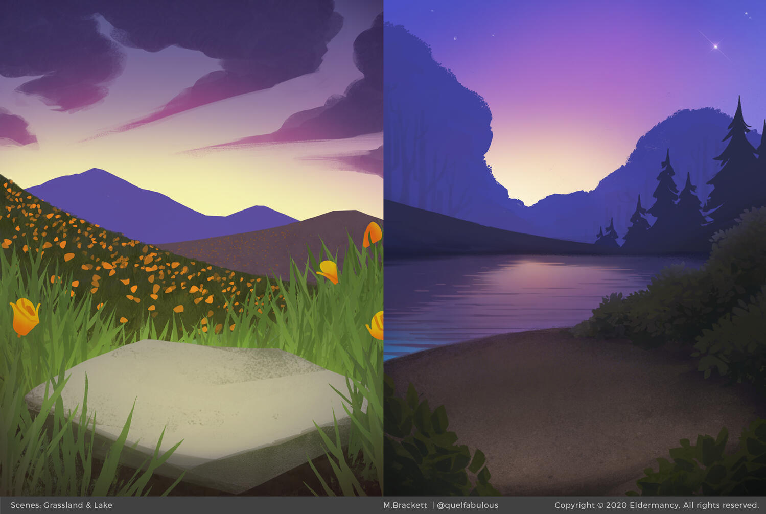 Stibbles Codex Environments: Mountain & Lake