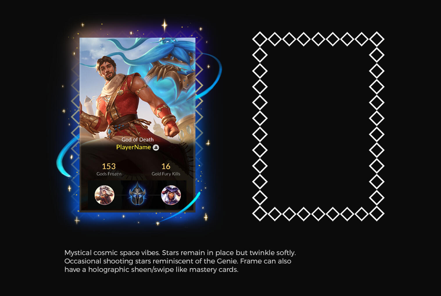 Aladdin VFX Card Frame Concept