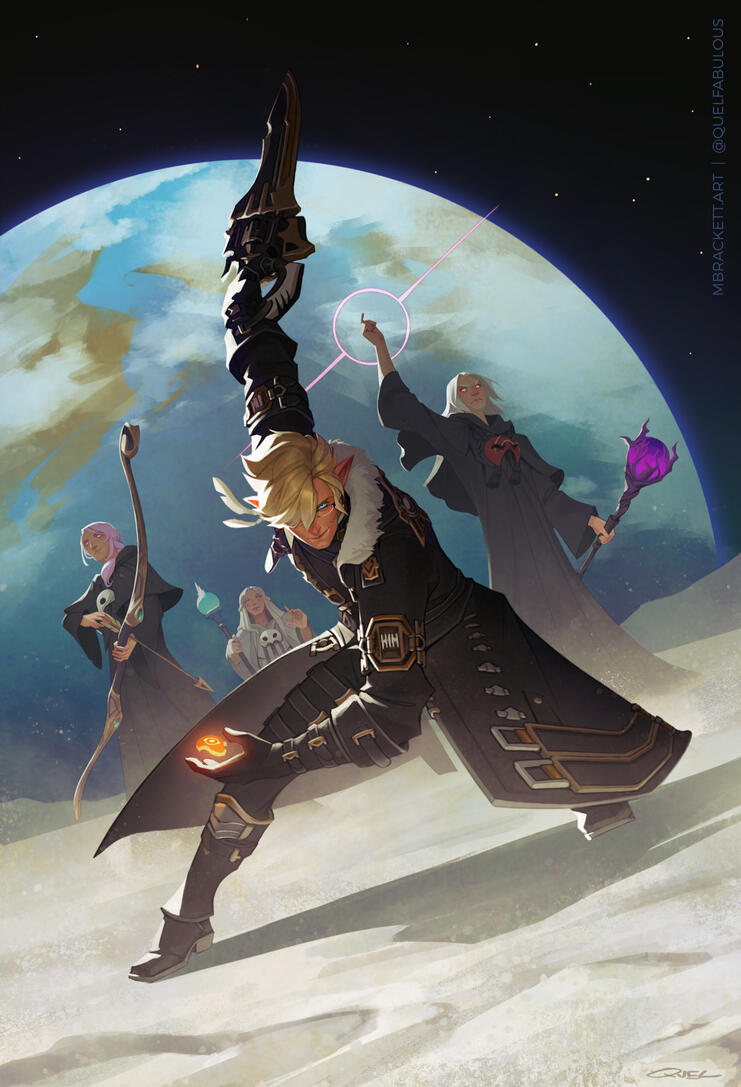 FFXIV Endwalker Contest Illustration